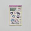 Korean Style Cute Girl Cartoon Stickers for Journaling and Daily Fun