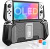 Switch OLED Case with Fixed Stand, TPU Protective Case Compatible with Nintendo Switch OLED Model Cover Case