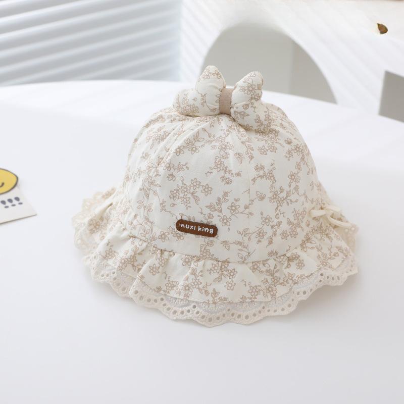 

Детская панама-рыбацкая шляпа для мальчика и девочки, милая шляпа-горшок с ушками медведя, весенне-осенняя детская шляпа от солнца (46-49cm)