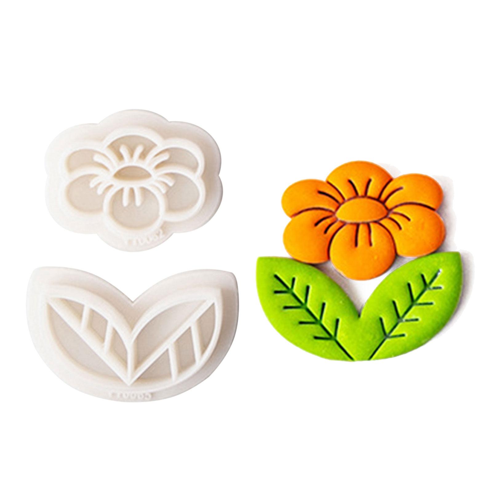 Весенние цветочные глиняные фрезы для изготовления серег — фото 9