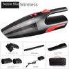 120W Rechargeable Car Vacuum Cleaner: Wireless, Wet/Dry, High-Power Suction.
