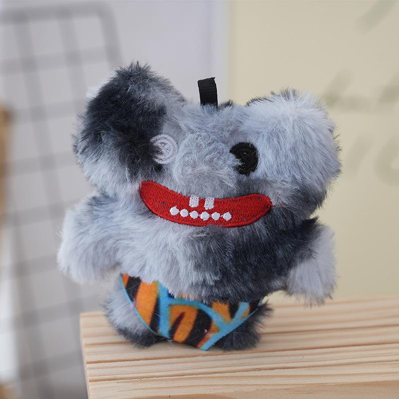 Kawaii 11-16cm Ugly Big Tooth Monster Plush Pendant Cute Tooth Monster Doll Keychain Funny Doll Girl Birthday Gift