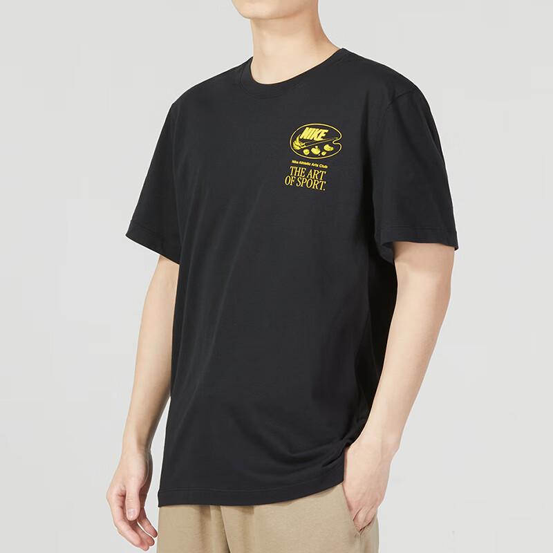 New Nike T Shirts Men Black FB9799-010