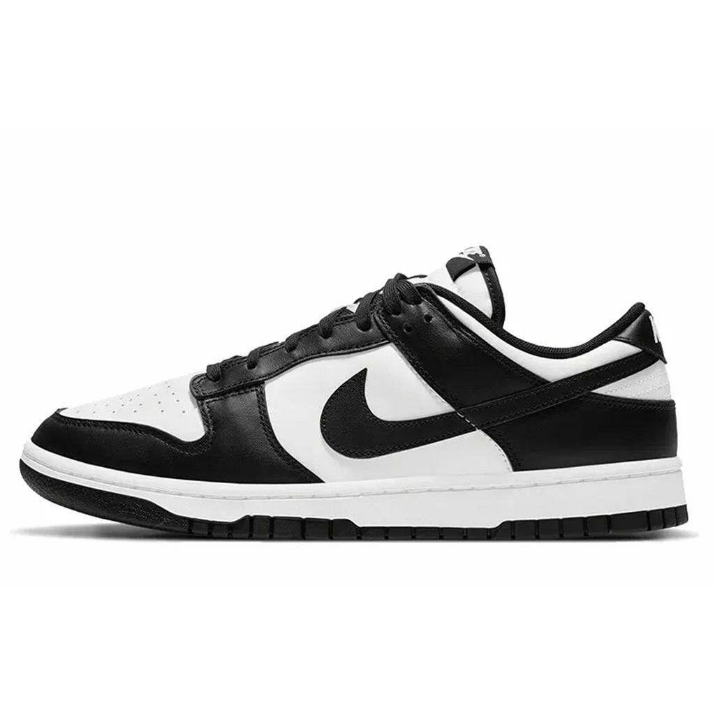 Nike Dunk Low top Skateboard Shoes Unisex Black White DD1391-100(Team62-)
