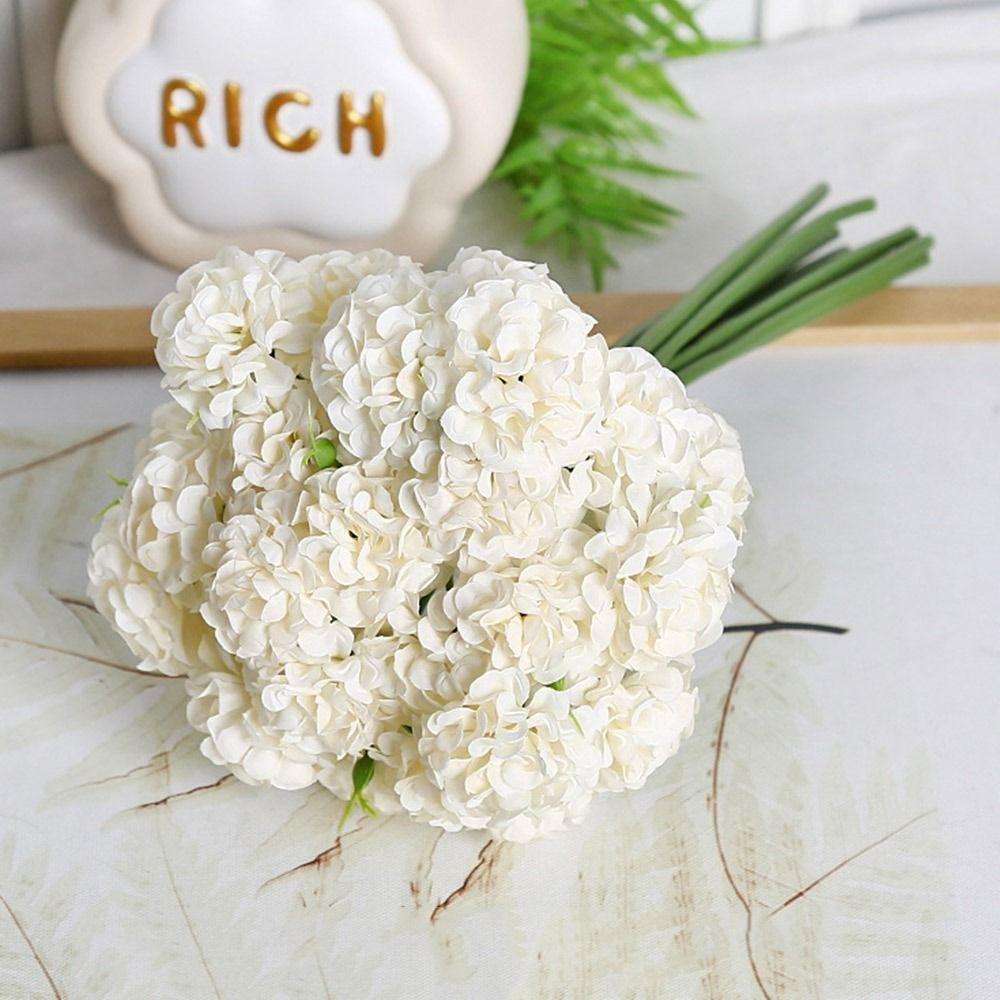 27 Köpfe Hortensien Künstliche Blumen Mehrfarbige Seidenblüten Künstliche Blume Foto Requisiten DIY Zubehör Blumengesteck