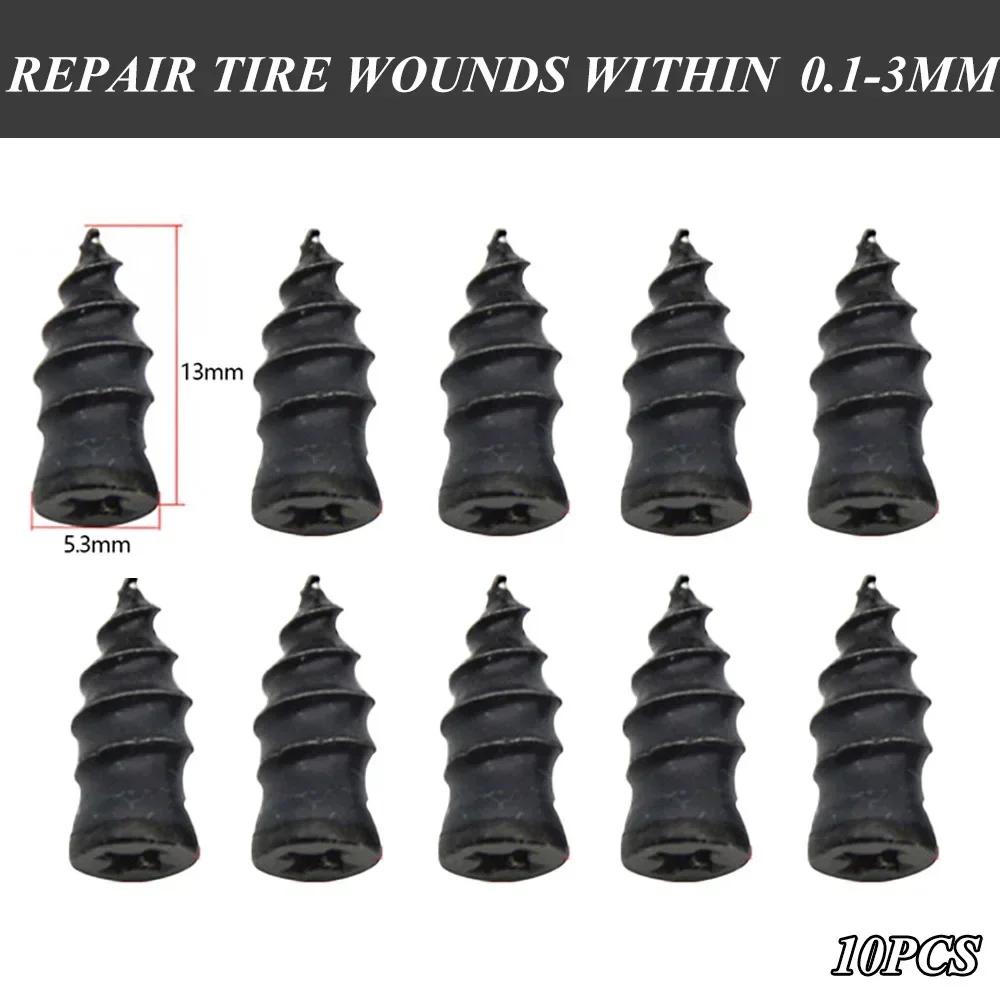 

10-84pcs Glue-Free Tubeless Tire Repair Kit - Screw Plug Puncture Fix for Bike/Car/Motorcycle/Scooter, Fast & Easy