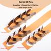 WUTA Leather Round Corner Cutter Leather Wallet Corner Punch Trimmer 1/4 Round Bag Arc-shaped Edge Cutting Knife Mold