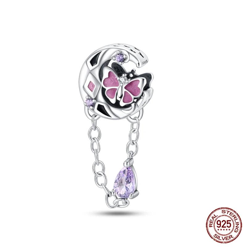 100% Copper Beautiful Spring Flowers Butterfly Firefly Charms Beads Fit Original Bracelets Diy Jewelry