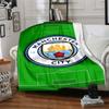 Manchester City Wappen Decken Flanell Bedruckt Atmungsaktiv Warm Überwurfdecke für Zuhause Büro Bettwäsche 0708a9