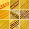 100x150cm Brocade Faux Silk Metallic Gold Fabric Spring Summer Sofa Cushion Qipao Tang Suit Material Breathable