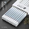 Gradient Colour New Ceramic Chopsticks Set High-grade HouseholdAnti-bacterial and Anti-mould Chopsticks Bone China Chopsticks