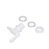 Beer Brewing Keg Spout Tap Homebrew Carbonated Drink Fermentation Bucket Faucet Kit with GasketsWhite