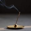 [Nousaku Washi Paper Wrapping] Incense Burner Set - Round - Tin