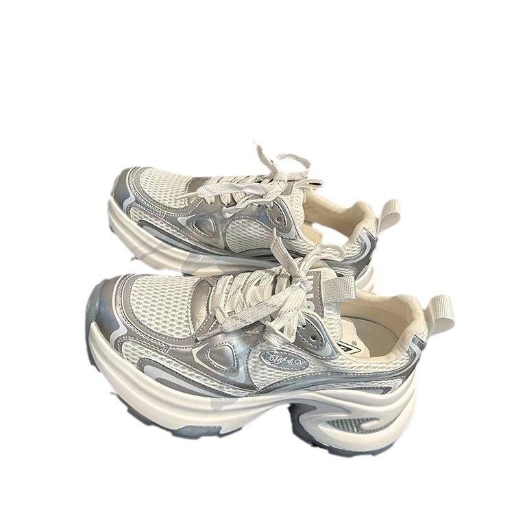 Zhao Ruth platform dad shoes women's autumn new breathable versatile campus style sports shoes