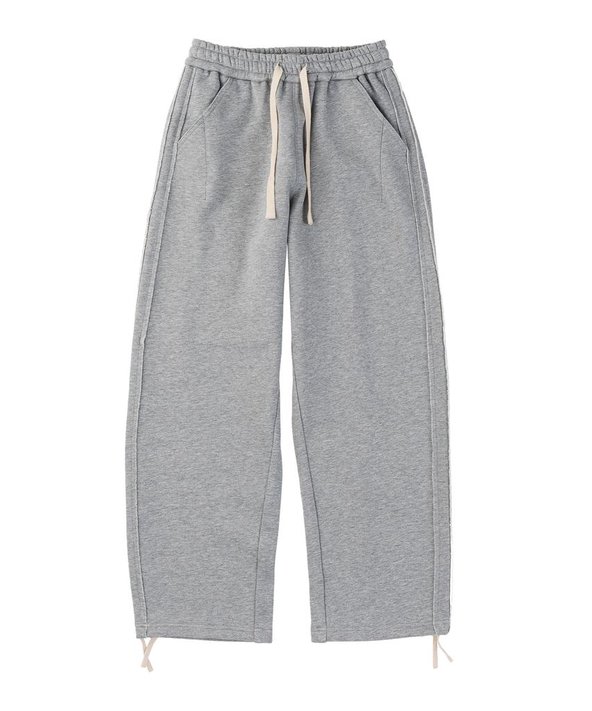 SLOWACID Low Cut Dart Sweatpants [Melange Grey]
