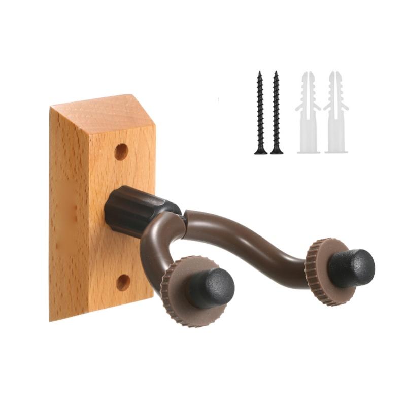 GH-01 Guitar Hanger Wooden Wall Mount Hook Holder Keeper For Electric Acoustic Guitars Bass Ukulele String Instrument