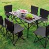 Tragbares Outdoor-Klapptisch- und Stuhlset für Camping, Grillpartys und Terrassen