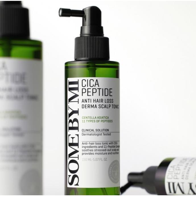 SOME BY MI Cica Peptide Anti Chute de Cheveux Tonique Derma Cuir Chevelu 150ml – Apaisant & Fortifiant