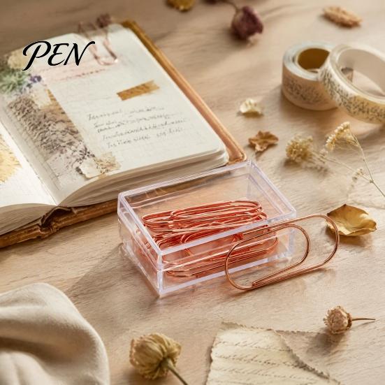 Metal Document Organizers 10PCS Rose Gold Paper Clips, Decorative Cartoon Shape Cute Office Stationery Supplies Bookmarks, Creative Documents for And