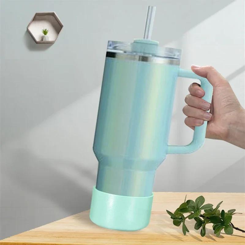 Silicone Sleeve for Water Bottle New Anti-Slip Sleeve Cover Cup Boot Sports Kettle Cup Cover Cup Bottom Cover Accessories