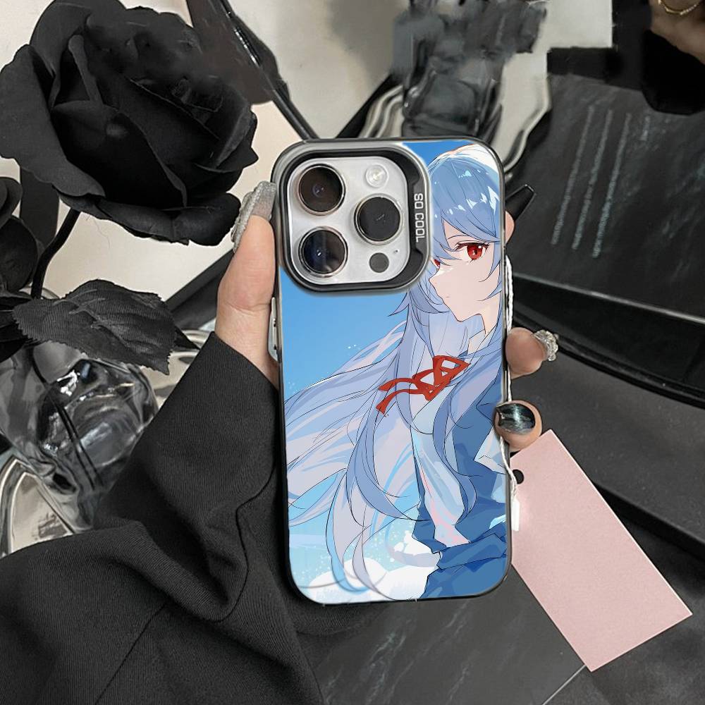 

R-Reze C-Chainsaw Man Phone Case For iPhone17, 16,15,14,13,12 Pro Max Black Candy Matte Shockproof Cover iPhone14Plus