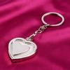 Cute Mini Creative Metal Alloy Insert Photo Picture Frame Keyring Keychain Gift