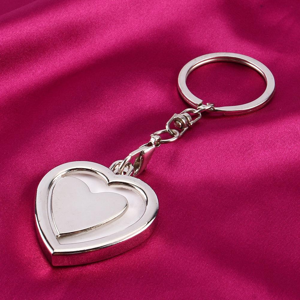 Cute Mini Creative Metal Alloy Insert Photo Picture Frame Keyring Keychain Gift