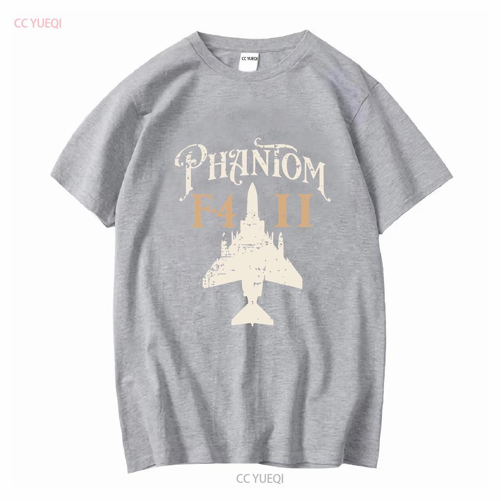 Vintage F 4 Phantom Ii Fighter Jet Aircraft Front And Back Premium T Shirt Size Vintage Washed Homme Casual Stylish Graphic