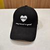 Cotton Embroidery Baseball Hats Adjustable Sunscreen Hats Trendy Dad Hat  for Men Women