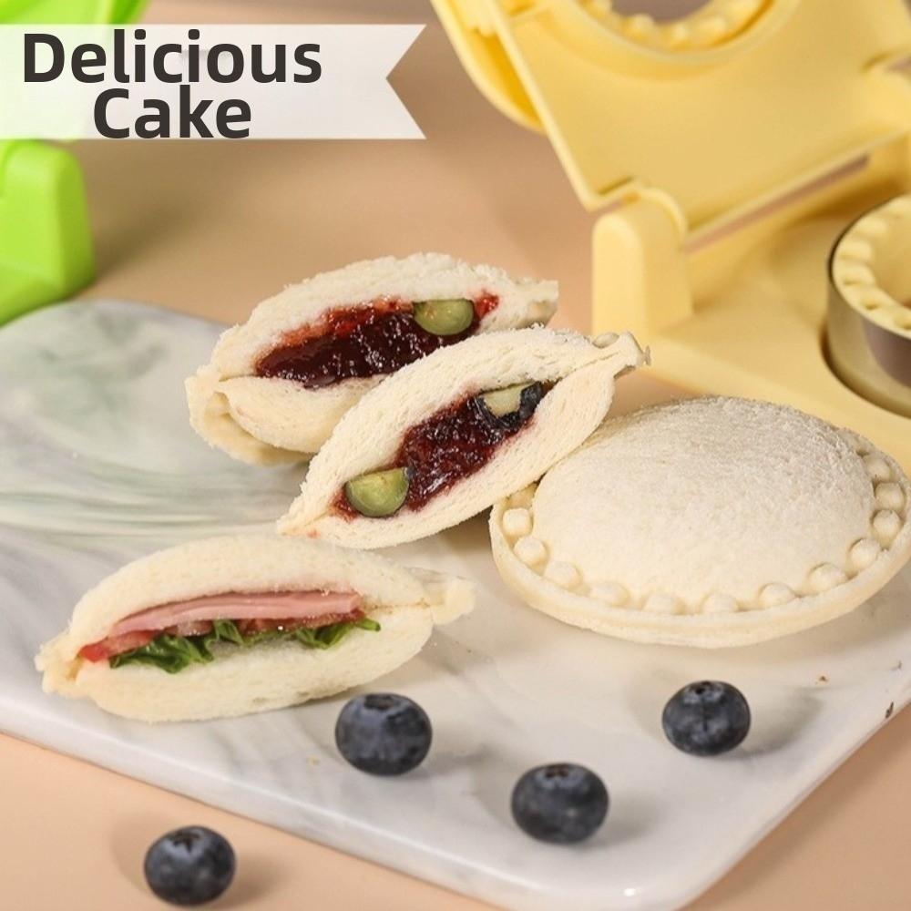 Stainless Steel DIY Sandwich Cutters Mould Sealer Flip Cookie Cutter Kitchen Baking