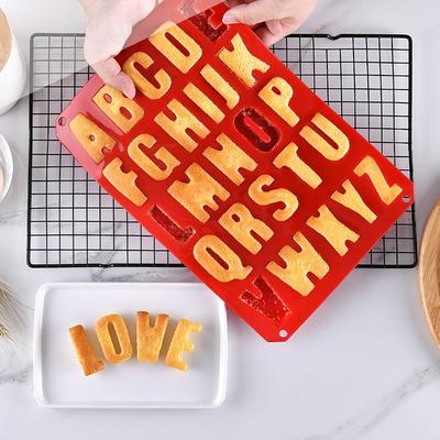 Baking Utensils Silicone Cake Molds Chocolate Molds Letter Silicone Molds Cake Baking Utensils DIY Ice Grids