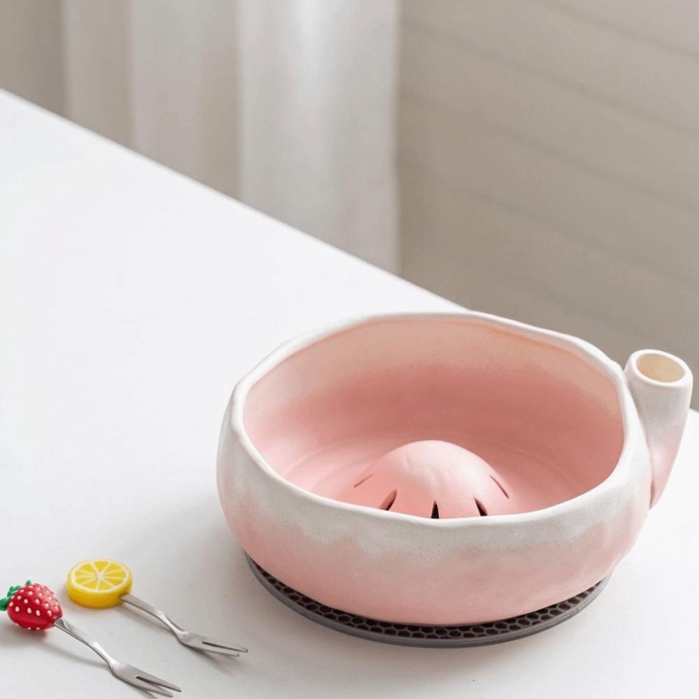 Automatic Rotating Berry Colander Bowl Self Spinning Fruit Rinse Bowl Cherry Tomatoes