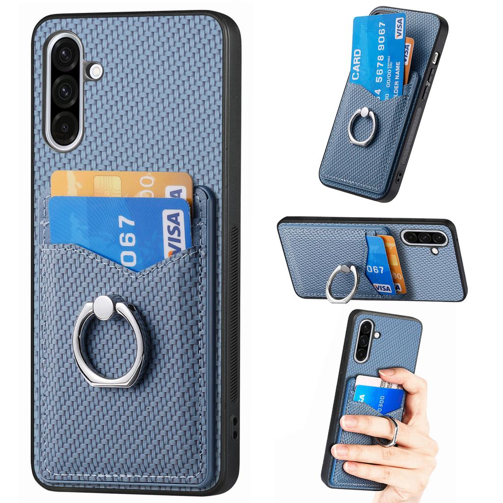 For Samsung Galaxy A36 5G Case Card Slots Ring Holder Kickstand Phone Cover