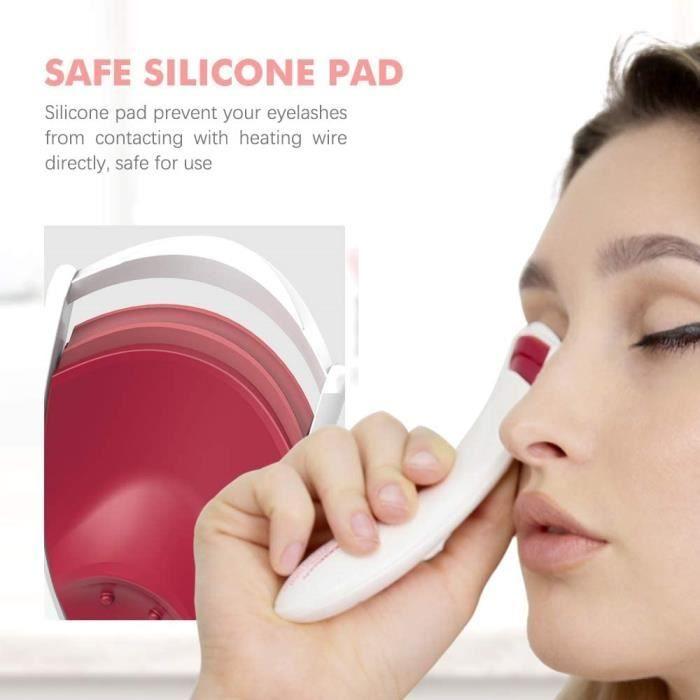 Recourbe-cils électrique - Touchbeauty - AG2003AG - Chauffant - Professionnel - Coussinets en silicone