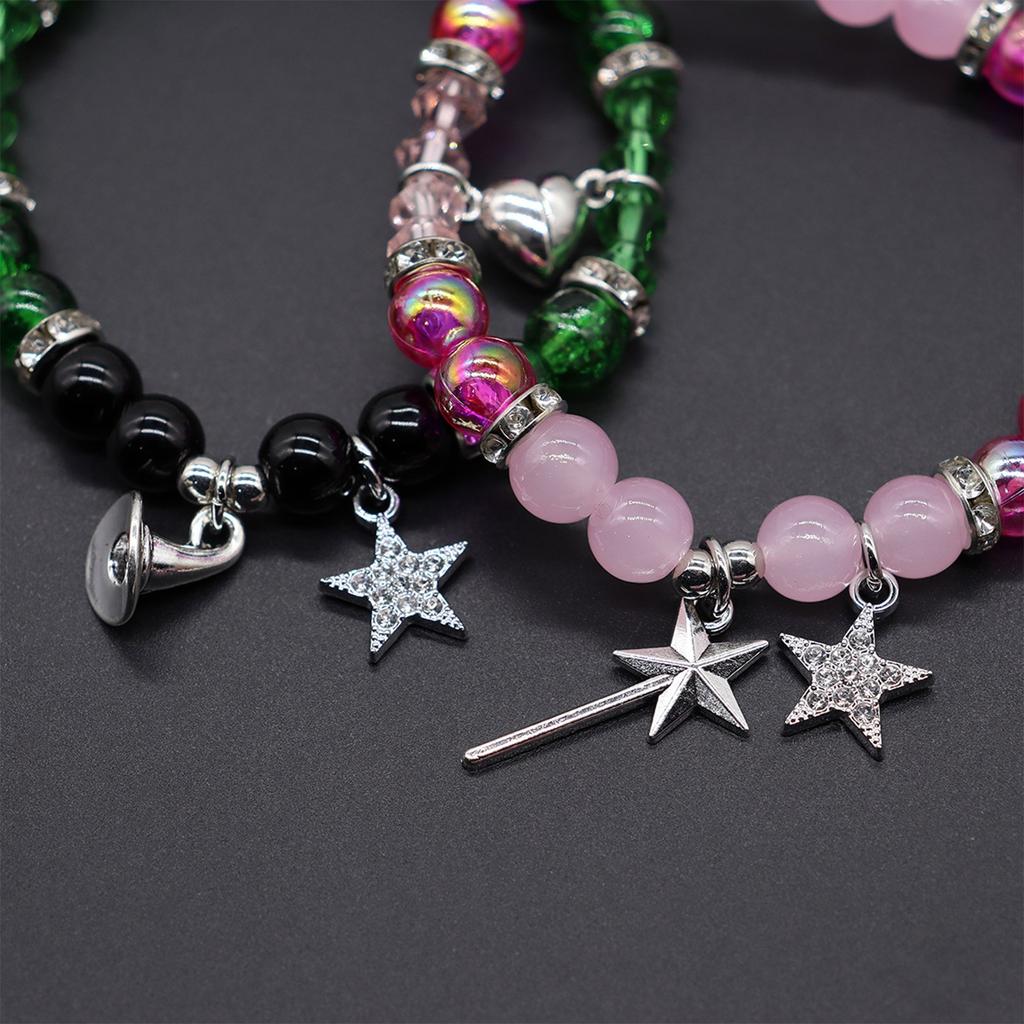 Music Bracelet, Friendship Couple Bracelet 2 Magnetic Bracelet Attractive Beaded Bracelet