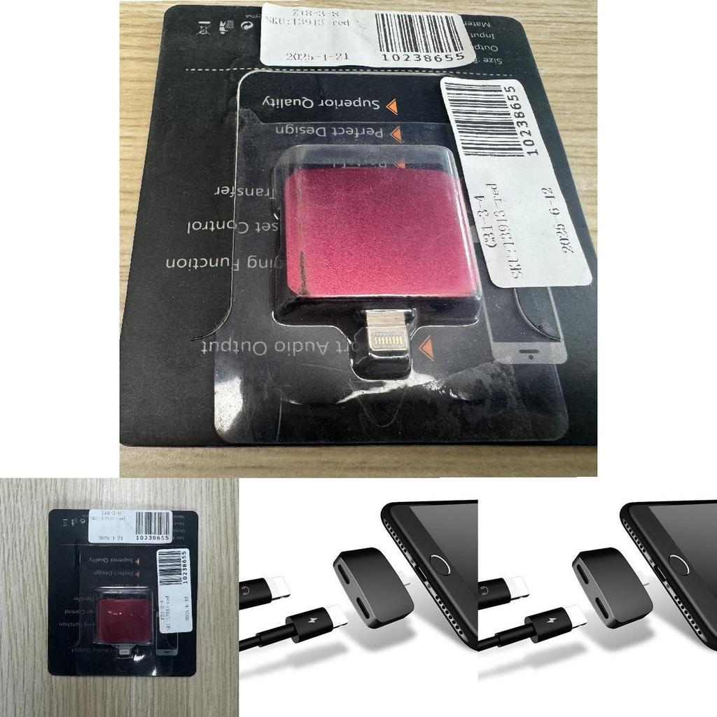 Apple Lighting To Audio And Charging Splitter For Iphone 7 To 11 Devices