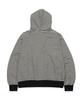 S'Est Stripe Logo Hoodie Zip Up Black