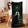 Wicked Movie Canvas Wall Art Print Anime Beach Swimming Towel Soft Absorbent Washcloth Children's Gifts for Kids Travel Camping