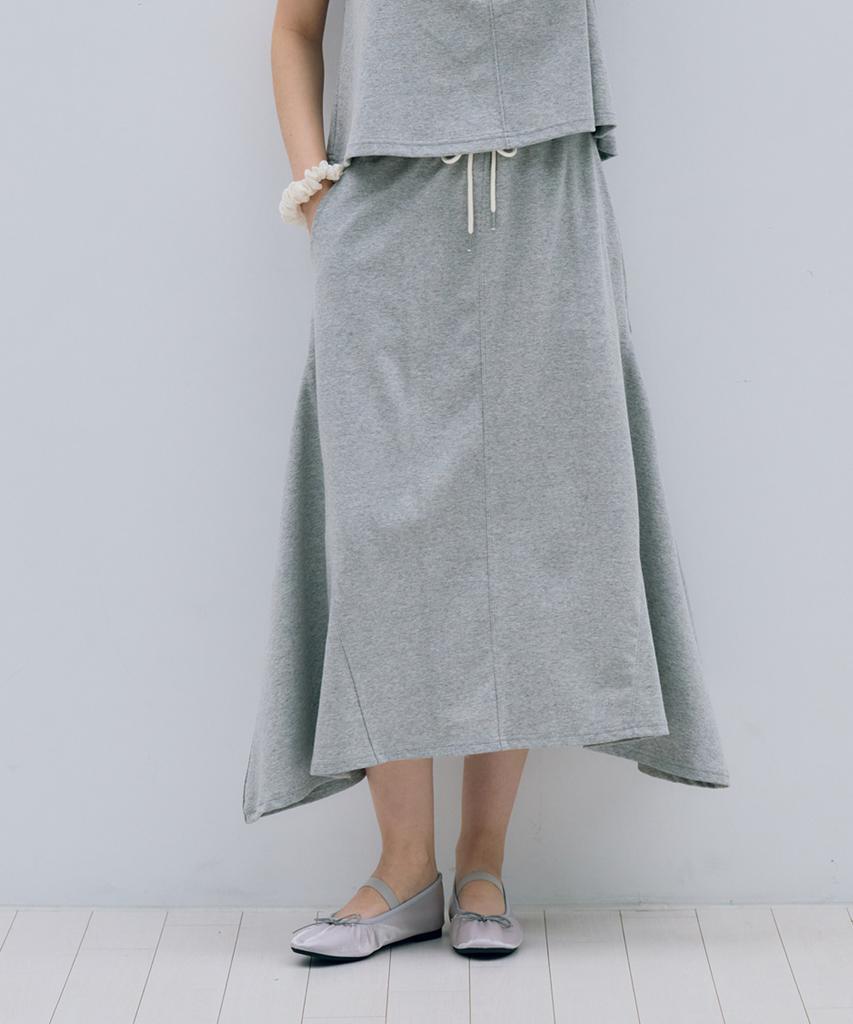 Metapeo Met Daily Modern Long Skirt Daily Gray