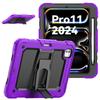 Silicone PC Full Coverage Case IPad Pro 11 Inch Air 6 With Shockproof Stand Anti-Scratch Design