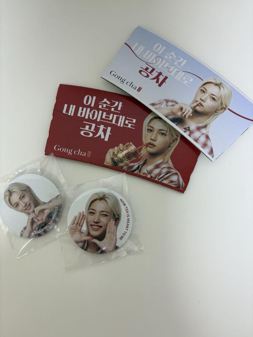 

[Б/У] Корея Лимитированная Серия Stray Kids Gong Cha Значок Феликс