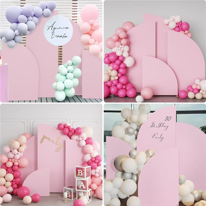 Stretch Stoff Bogenhülle für Hochzeiten und Bankette Doppelseitiger Hintergrundstoff Geburtstagsfeier Dekoration
