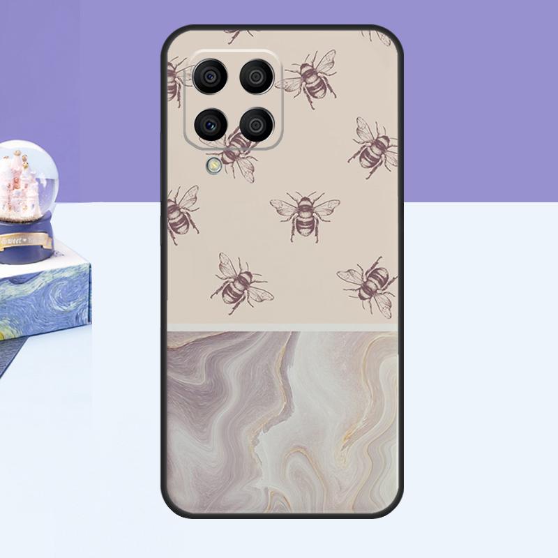 Bee Bumblebee Case For Samsung Galaxy M53 M33 M15 M35 M55 M11 M14 M34 M54 M31 M51 M12 M32 M52 M16 M36 M56