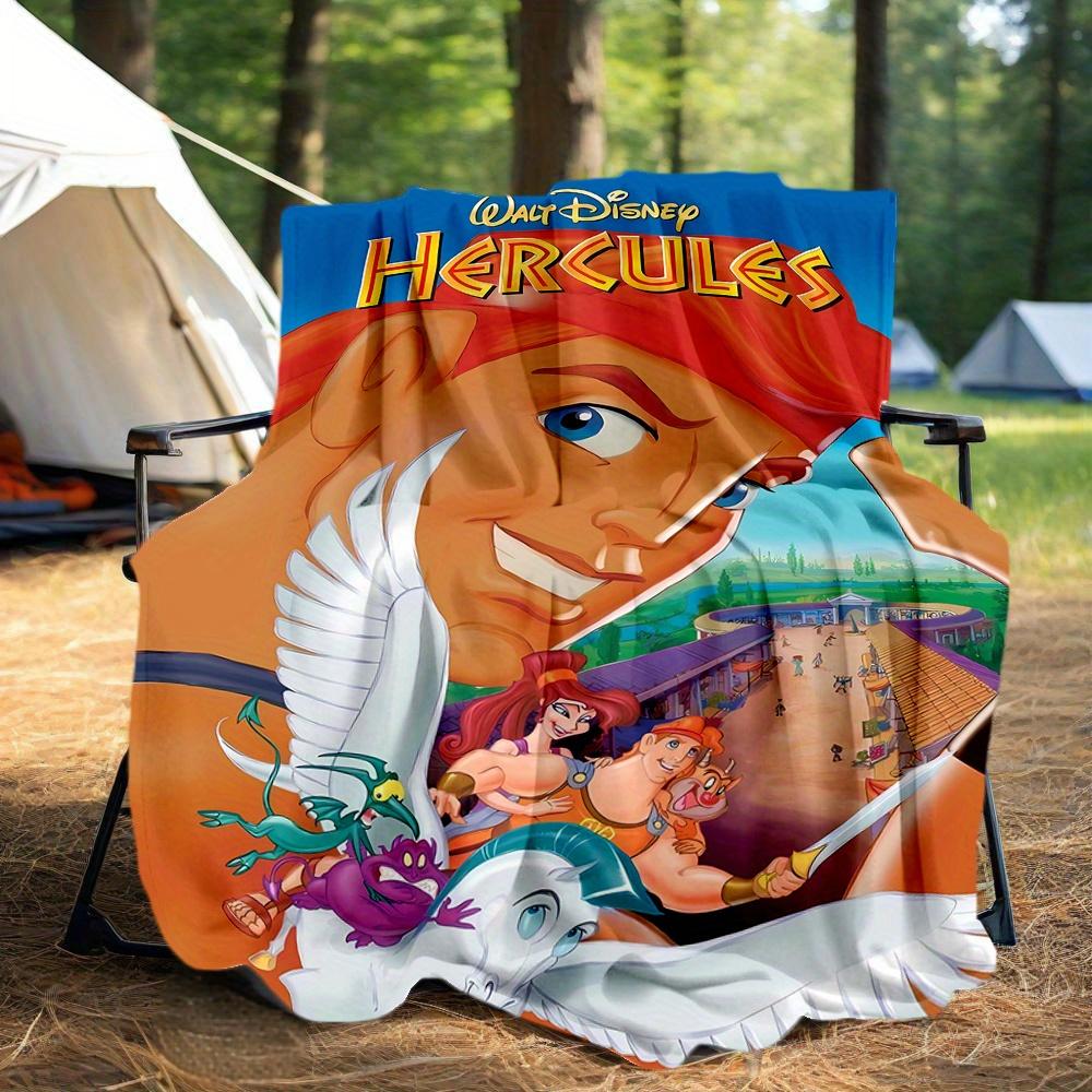 

1pc, Disney Hercules Blanket Soft Throw for Home Decor, Perfect Gift for All Seasons, Living Room, Travel, Camping 80x120cm