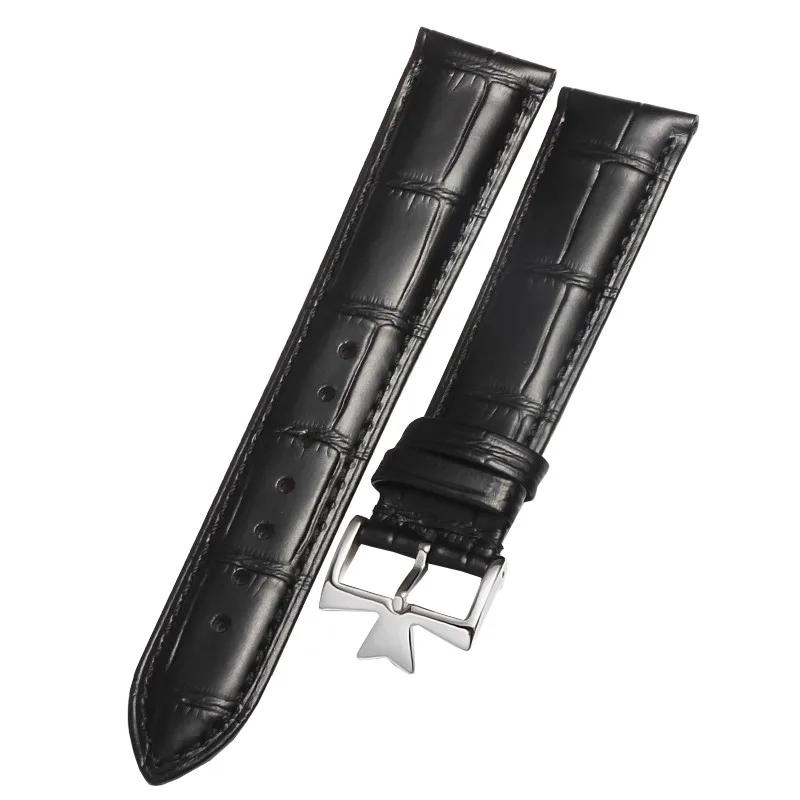 Erste Schicht Leder universelles Armband für Vacheron vc Constantin Heritage Armband Herren Krokodilmuster Armband 19mm 20mm 21mm 22mm