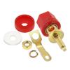 1Set Durable Gold Plated Speaker Binding Post 4mm Hex Head Banana Plug Socket Speaker Adapter Terminal Amplifier Video