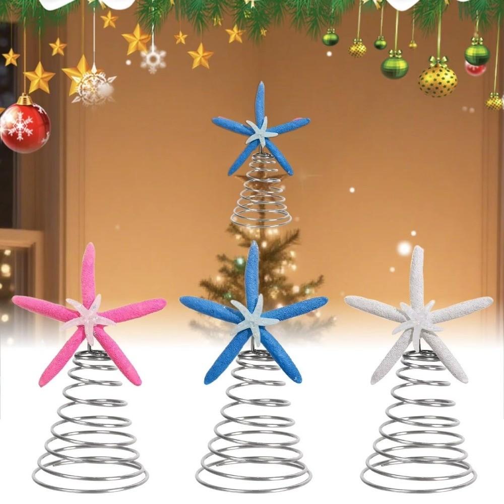 New Starfish Starfish Pendant Creative DIY Xmas Tree Ornament Christmas Tree Top Decoration Merry Christmas