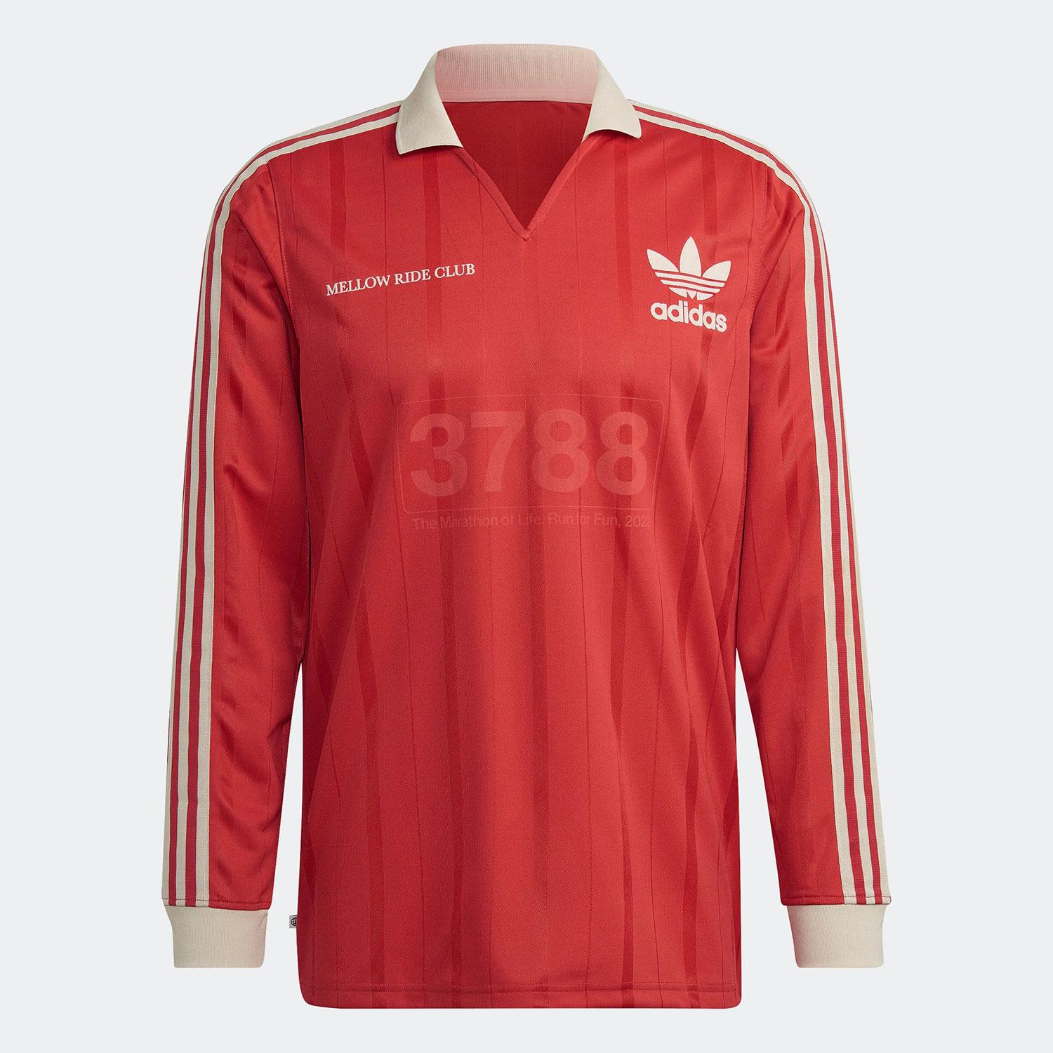 

Adidas genuine Trefoil Men s Breathable Collared Long-Sleeve T-Shirt HN1677 170 84A XS
