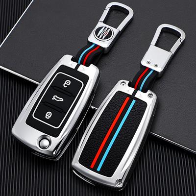 Metal Çinko Alaşımlı Araba Anahtarı Kılıfı VW Volkswagen Beetle Passat Tiguan Touran Jetta MK1-MK6 Golf GTI/Tavşan/R Araba Tasarımı