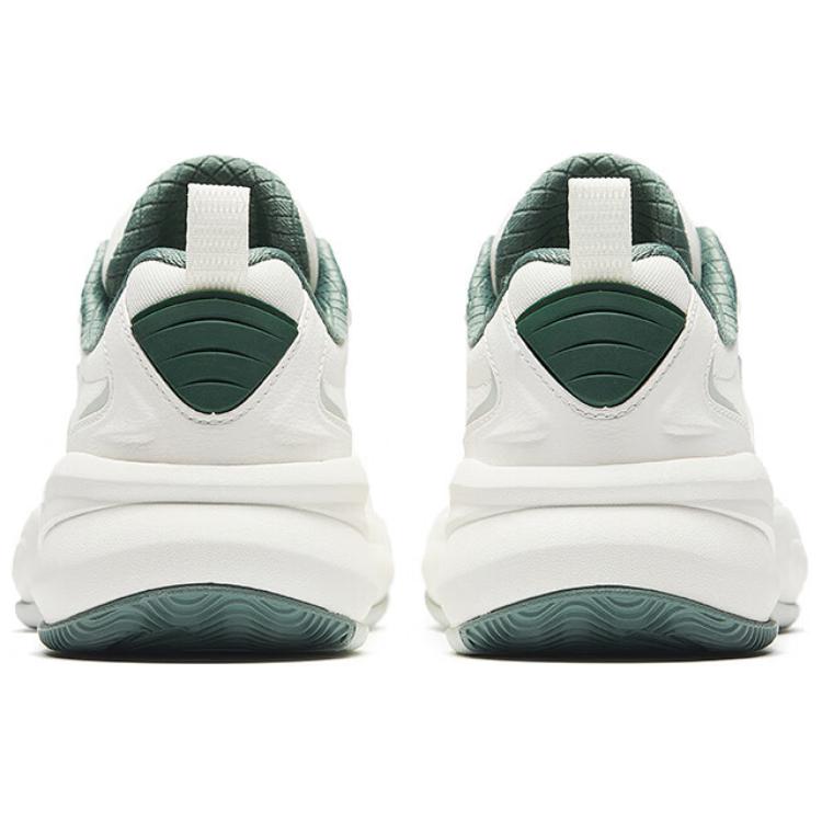 Anta Ace Synthetic Leather Comfortable Versatile Non-Slip Wear-Resistant Breathable Low-Top Dad Shoes Women Sneakers 922438812-4